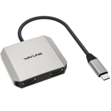 WAVLINK UHP510 Pro 87W PD Charging USB C to Dual HD Converter Adapter - 1