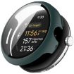 Google Pixel Watch 3 45mm Protective Case + Tempered Film - Green - 1