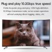 Mini HDTV to HDTV Right Angle Head HD Video Data Adapter Cable - 4