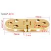 Black Zinc Alloy Cabinet Door Folding Hinge - Half Round Table Flip Hinge - 3