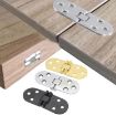 Gold Cabinet Door Folding Hinge - Thickened Zinc Alloy - Half Round Table Flip - 2