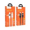 hoco U137 USB-C to 8 Pin PD Charging Cable, 1.2m - Black - 8