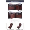 Baellerry DR112 RFID Anti-theft Wallet Card Holder (Dark Brown) - 5