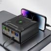 868D 6-In-1 High-Power Type-C+USB Charger with QI Wireless Charging - 2