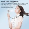 Mini Turbine Handheld Cute Rabbit Electric Fan - Pink - 4