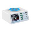 X9M 9-in-1 110W USB+PD Smart Multi-ports QI Magnetic Wireless Charger - 1