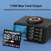 X9M 9-in-1 110W USB+PD Smart Multi-ports QI Magnetic Wireless Charger - 4