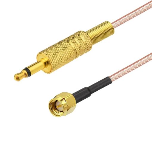 30cm SMA Male to 3.5mm Male RG316 Coax RF Cable - 1