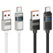 hoco U137 USB to USB-C/Type-C 5A Charging Data Cable 1.2m White - 2