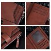 Baellerry D5113 RFID Anti-theft Short Wallet Coin Purse Blue - 6