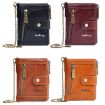 Baellerry D3261 Retro Short Wallet Coin Purse - Coffee - 3