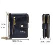 Baellerry D3261 Retro Short Wallet Coin Purse - Black - 4