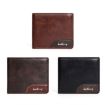 Baellerry D2405 Men Short Zipper Wallet Card Holder - Dark Brown - 3