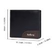 Baellerry D2405 Men Short Zipper Wallet Card Holder - Dark Brown - 4