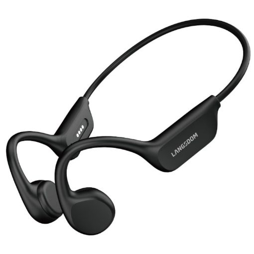 Langsdom BE17 Bone Conduction Bluetooth Earphone (Black) - 1