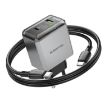 BOROFONE BN20 PD35W USB Type-C Charger with 1m Type-C to Type-C Cable EU Plug - 5