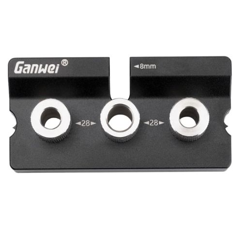 Ganwei 3 In 1 Punch Locator Woodworking Fixture - Drilling Doweling Jig - 1