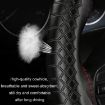 38cm Cowhide Steering Wheel Cover - Coffee - 4