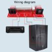 WEAH-2606 High And Low 2-Way Audio Crossover Speaker Divider - 6