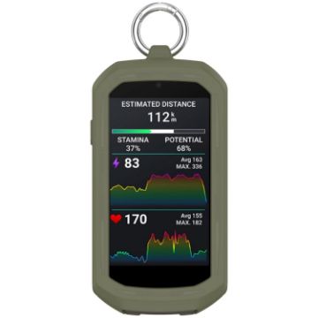 Dark Green Silicone Case for Garmin Edge 1050 Stopwatch - 1