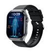 ET585 2.04" Silicone Strap Smart Watch - Black - 1