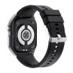 ET585 2.04" Silicone Strap Smart Watch - Black - 3