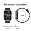 ET585 2.04" Silicone Strap Smart Watch - Black - 4