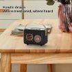 Mini Retro Card USB Flash Drive FM Radio Wireless Bluetooth Speaker Sky Blue - 7