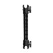 Carbon Fiber Car Phone Mount Extension Arm Double Jointed Swivel Adjustment Connecting Rod - 1