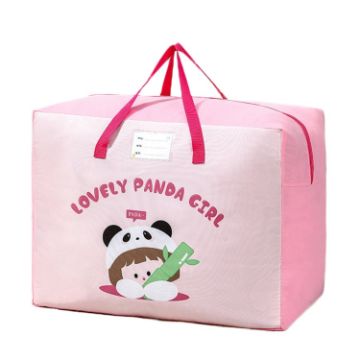 Large Capacity Pink Kindergarten Quilt Storage Bag - 1