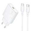BOROFONE BN23 PD 20W Type-C Charger with 1m Type-C to Type-C Cable - 1