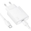 BOROFONE BN23 PD 20W Type-C Charger with 1m Type-C to Type-C Cable - 2
