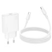 BOROFONE BN23 PD 20W Type-C Charger with 1m Type-C to Type-C Cable - 5