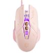 Inphic W8 Wired Gaming Mice - Milk Tea Color - 1