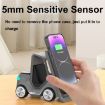 T20S 3-In-1 15W Small Forklift-Shaped Wireless Charger (Gray) - 6