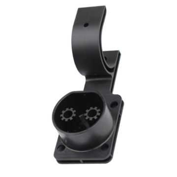 Electric Vehicle Charging Pile Wire Fixing Bracket - Black - 1