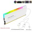 COOLMOON CM-RA1 ARGB Memory Vest Cooling Case (White) - 4