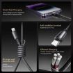 JOYROOM S-A50 Fast Charging Data Cable, USB-A to 8 Pin, 1.2m - Dark Gray - 5