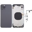 Black Back Cover for iPhone XS Max - iP14 Pro Max Look - 1