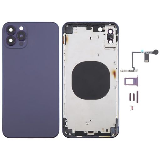 Purple Back Cover for iPhone XS Max - iP14 Pro Max Appearance - 1