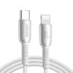 JOYROOM S-A51 Fast Charging Data Cable, Type-C to 8 Pin, 1.2m - Light Gray - 1