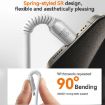 JOYROOM S-A51 Fast Charging Data Cable, Type-C to 8 Pin, 1.2m - Light Gray - 2