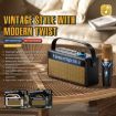 WK Beluga D17 Lyrics Bluetooth Speaker - Beige - 2