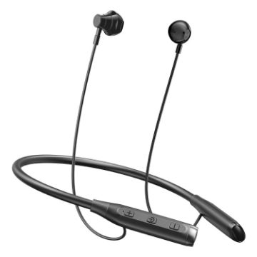 USAMS YQ24 Neck-mounted Sports Bluetooth Earphone - Black - 1