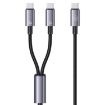 USAMS SJ740 Type-C Fast Charging Cable 1.2m 72W - Titanium Gray - 1