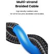 USAMS SJ739 Type-C Fast Charging Cable - Titanium Gray - 5