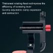 PROMEND Aluminum Cell Phone Holder for Motorcycle, Adjustable Angle, Titanium Color - 5