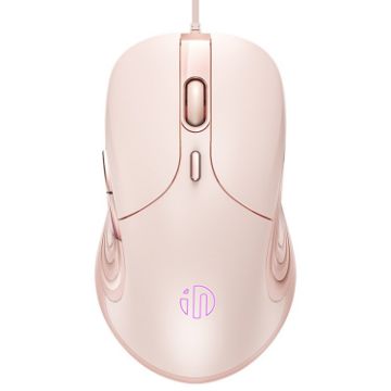 Inphic B8 Wired Mice Gaming Mouse (Milk Tea Color) - 1