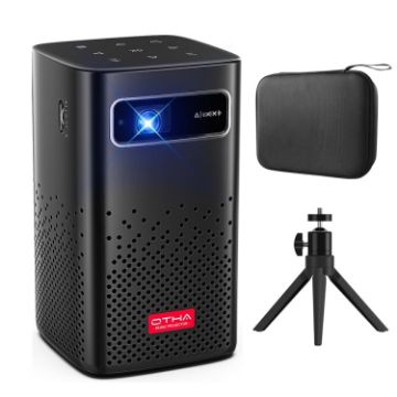 TOUMEI C900 Outdoor Portable 4K HD Projector UK Plug (Black) - 1