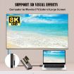 8K Displayport Adapter Converter - Male to Female Displayport Adapter - 5